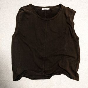 Free People Tshirt charcoal gray